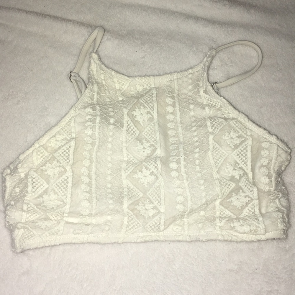 Cute lace, strappy, bikini top
